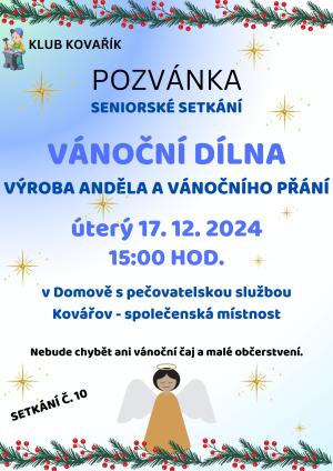 Klub Kovařík_vánoční dílna